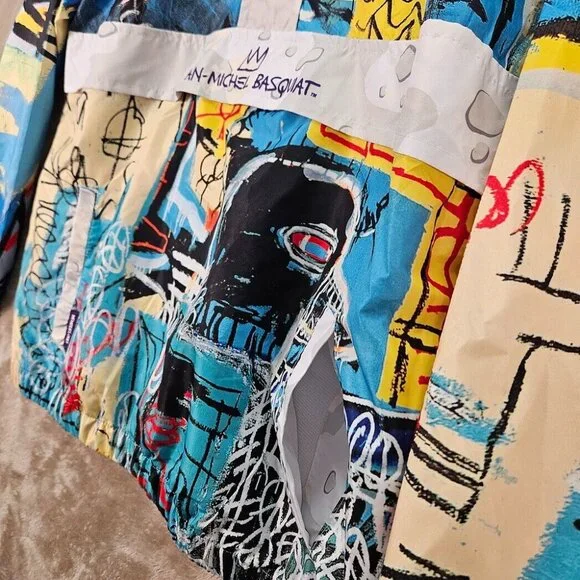 NWT Jean-Michel Basquiat X Members Only Jacket Anorak Windbreaker Mens Size L - Picture 13 of 16